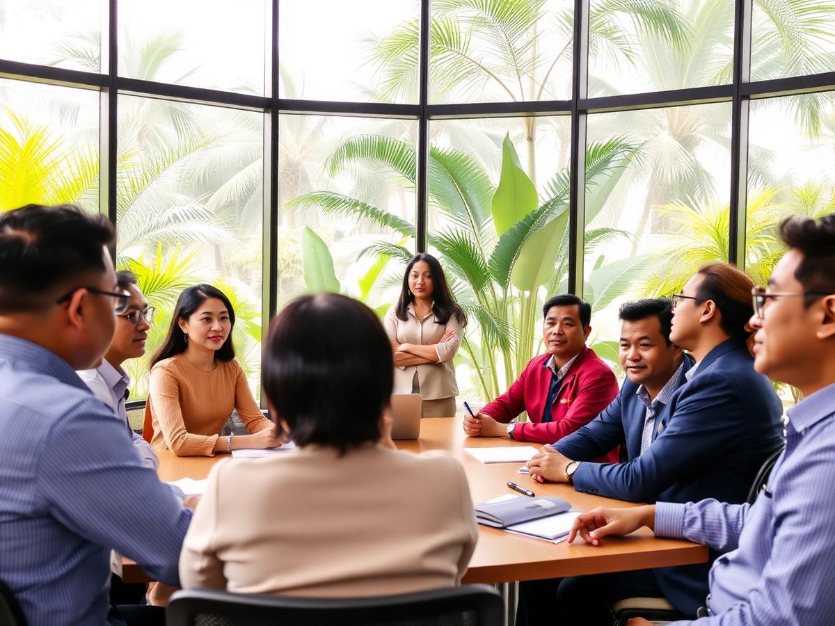 Reeta Nathwani facilitating a leadership session with Citibank, Malaysia